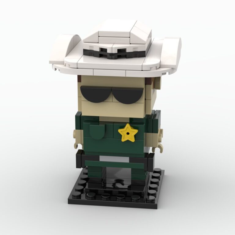 Brick County Sheriff Kit collectible brick built souvenir model